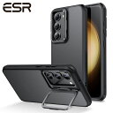 【メール便送料無料】ESR Galaxy S23 / S23+ / S23 Ultra スタンドケース レンズスタンド内蔵 米軍MIL規格の落下防止 ワイヤレス...