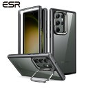 【メール便送料無料】ESR Shock Armor Kickstandケース Samsung Galaxy S23 Ultra 2023 用 2つのパーツから構成 頑丈なケース カメラリングスタンド搭載 軍用規格を上回る保護機能 スクリーン…
