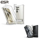 ESR Galaxy S24 Ultra ケース 360度全面保護 カメラプロテクター付属 キックスタンド付き MagSafe対応 Galaxy S24 Ult...