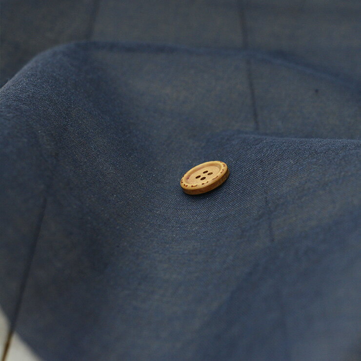 【芯地 シャドウネイビー】ややしっかりめでハリのある織物片面接着芯 布帛用【50cm単位 メール便4ヶまで】(7-151)