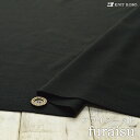 【ニット生地 ミジンボーダー/ブラック】ウール混フライス しっかりめ 両方向に伸びるニット 縦方向にテンション中 横方向にテンション高【50cm単位 メール便1ヶまで】(j-2385)