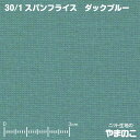 30単糸 スパンフライス ダックブルー伸びて縮んでしっかりフィット ニット生地