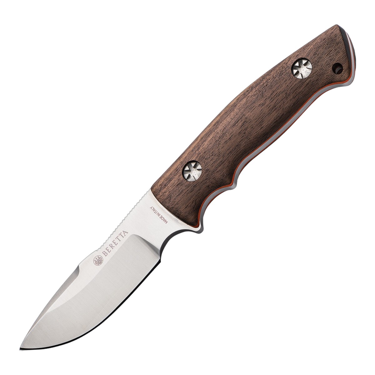 Beretta ベレッタ イランド 440 ウォールナット Eland フィックスド アウトドアナイフ 固定刃 キャンプナイフ ブッシュクラフト サバイバル ハンティング ハンター 薪割り フェザー フィッシング 防災 緊急時 正規品 本物保証