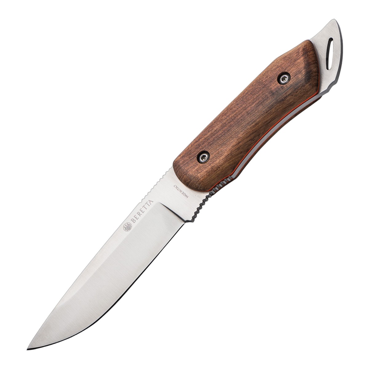 Beretta ベレッタ ローン 440 ウォールナット Roan フィックスド イタリア製 アウトドアナイフ 固定刃 キャンプナイフ ブッシュクラフト サバイバル ハンティング ハンター 薪割り フェザー フィッシング 防災 緊急時 正規品 本物保証