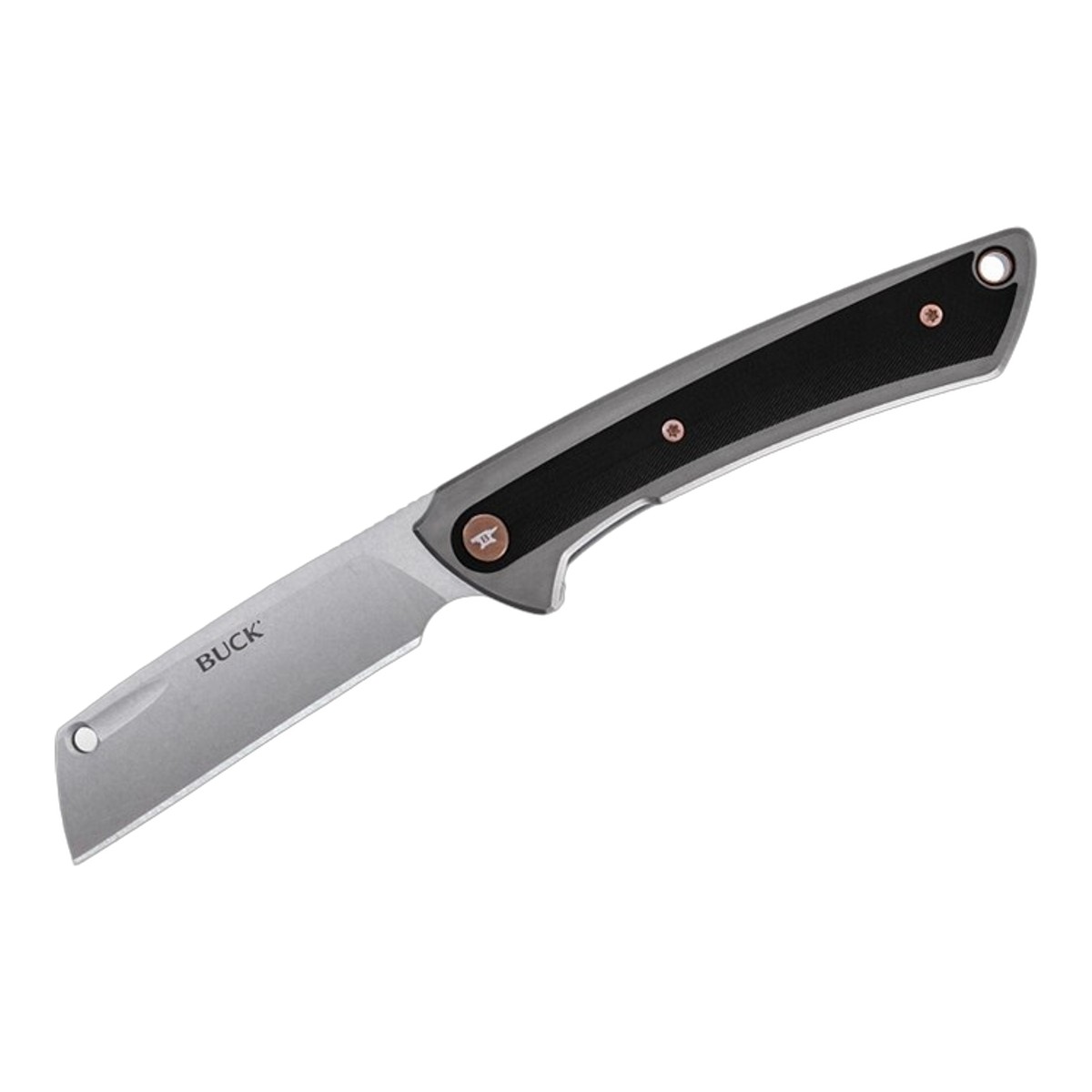 ■BUCK【バック】ナイフ■ ハイライン #263 【D2】【フリッパー】【アルミニウム G10】HiLine 折りたたみナイフ ■新品■ バック社　クリーバー・ブレード フリッパーフォルダー「ハイライン」 ●クリーバー・ブレード 　　　D2鋼 ●フリッパー搭載 　　フリッパー（ブレードバックのノッチ）を押すとブレードがすばやく開きます ●アルミニウム・ハンドル 　　G-10オンレイ ●ポケットクリップ付き 使い勝手の良いクリーバーブレード 日常のデスクワークから　キャンプ、登山のお供に活躍するナイフです ■商品■HiLine■新品■ ■ブレード：約8.3cm（約3.8mm） ■オープン：約19.2cm ■クローズ：約11cm ■ブレードマテリアル：D2 tool steel ■ハンドルマテリアル：Aluminum handle with black G10 ■ウエイト：約96g ■BUCK【バック】ナイフ■ ハイライン #263 【D2】【フリッパー】【アルミニウム G10】HiLine 折りたたみナイフ ■新品■ ■BUCK【バック】■ナイフ BUCK【バック】社は質実剛健。日本で最も知られているナイフメーカーだ。最初のバックナイフが作られたのは1902年。もともと　農工具を作る鍛冶屋だったバック家はナイフメーカーを創業してからも改良鋼を研究。 信頼性をゆるぎないものにし、現在に至る。同社の最も有名な折りたたみナイフ#110は世界で最もコピーされたナイフとして知られる。ユーザーの幅広い支持があるブランドだ ■ ご購入前の注意点 ・製造時、輸送に伴う擦り傷、箱の凹み等ある場合がございます事、ご了承下さい。 ・写真、動画はサンプルとなります。 ・モニターの発色により実際と異なる場合があります。 【重要】この商品は当店実店舗でも販売しております。在庫数の更新は随時行っておりますが、お買い上げいただいた商品が、品切れになってしまうこともございます。 その場合、お客様には必ず連絡をさせていただきます。万が一入荷予定がない場合は、キャンセルさせていただく場合もございますことをあらかじめご了承ください。 ブッシュクラフト キャンプナイフ アウトドアナイフ 刃物 固定刃 シースナイフ サバイバル ハンティング ハンター 薪割り フェザー フォールディングナイフ アウトドア フィールド 外あそび創業1902年 アメリカ伝統のブランド バック社のアウトドア ナイフ