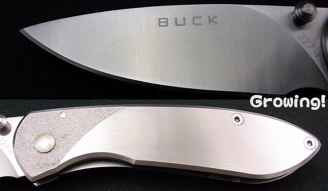アウトドアナイフ専門グローイングのBUCK バック ナイフ ノーブルマン ステンレス 327SSS NOBLEMAN ジェントルマンズ 折りたたみ ポケットナイフ キャンプ 渓流 フィッシング 防災 緊急時 コンパクト 軽量 収納 登山 野外活動 正規品 本物保証｜アングル2