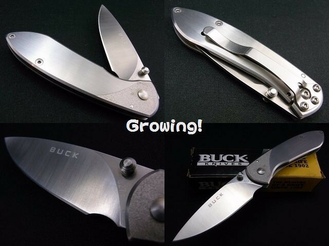 アウトドアナイフ専門グローイングのBUCK バック ナイフ ノーブルマン ステンレス 327SSS NOBLEMAN ジェントルマンズ 折りたたみ ポケットナイフ キャンプ 渓流 フィッシング 防災 緊急時 コンパクト 軽量 収納 登山 野外活動 正規品 本物保証｜アングル3