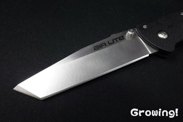 アウトドアナイフ専門グローイングのCOLD STEEL コールドスチール エアライト タント AUS-10A G-10 Air Lite Tanto折りたたみ アウトドアナイフ ポケットナイフ キャンプ 渓流 フィッシング 防災 緊急時 コンパクト 軽量 収納 登山 野外活動 正規品 本物保証｜アングル2