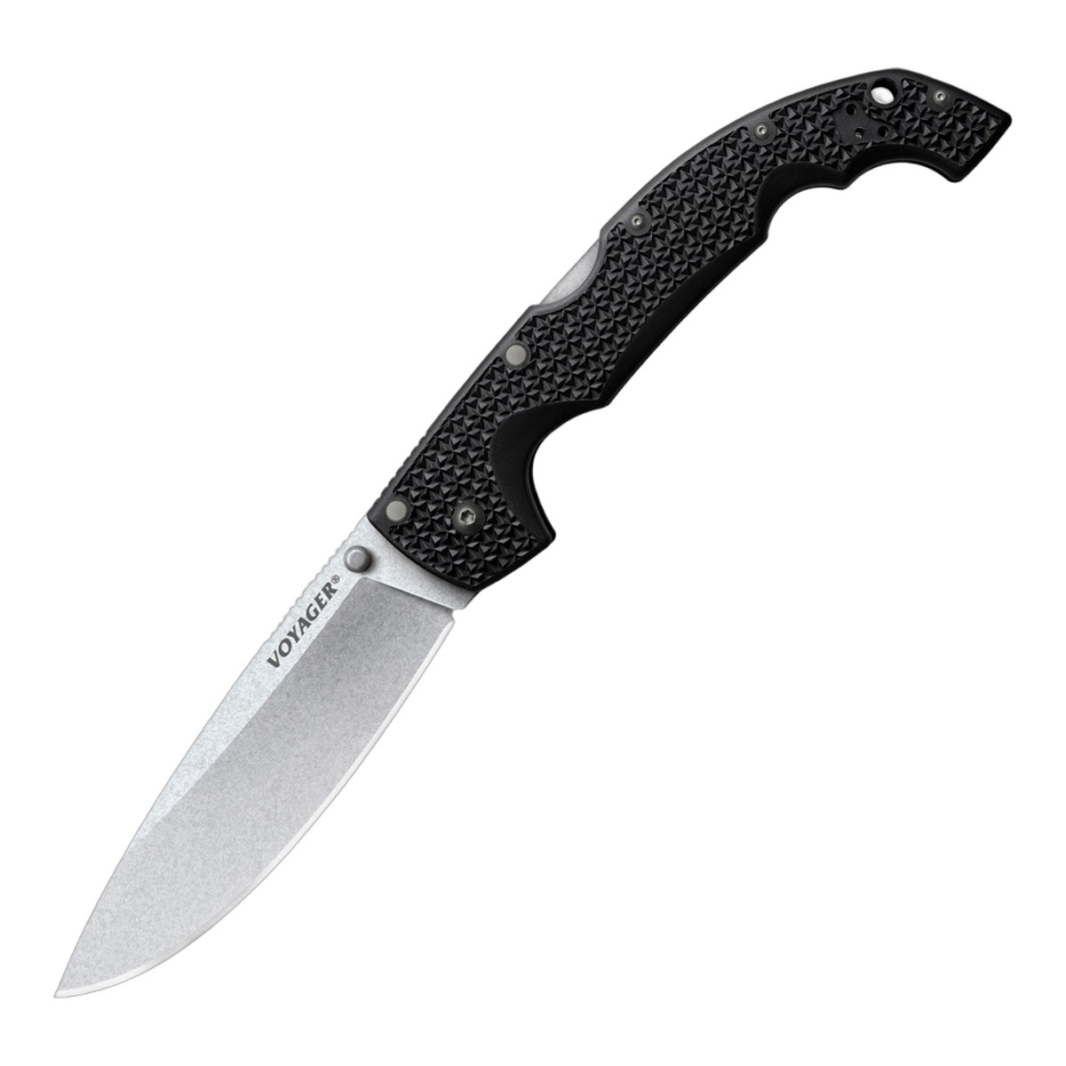 COLD STEEL コールドスチール ボイジャー XL ドロップポイント AUS-10A Griv-Ex Voyager EXTRA LG 大型折りたたみ 29AXB アウトドアナイフ ポケットナイフ キャンプ 渓流 フィッシング 防災 緊急時 コンパクト 軽量 収納 登山 野外活動 正規品 本物保証