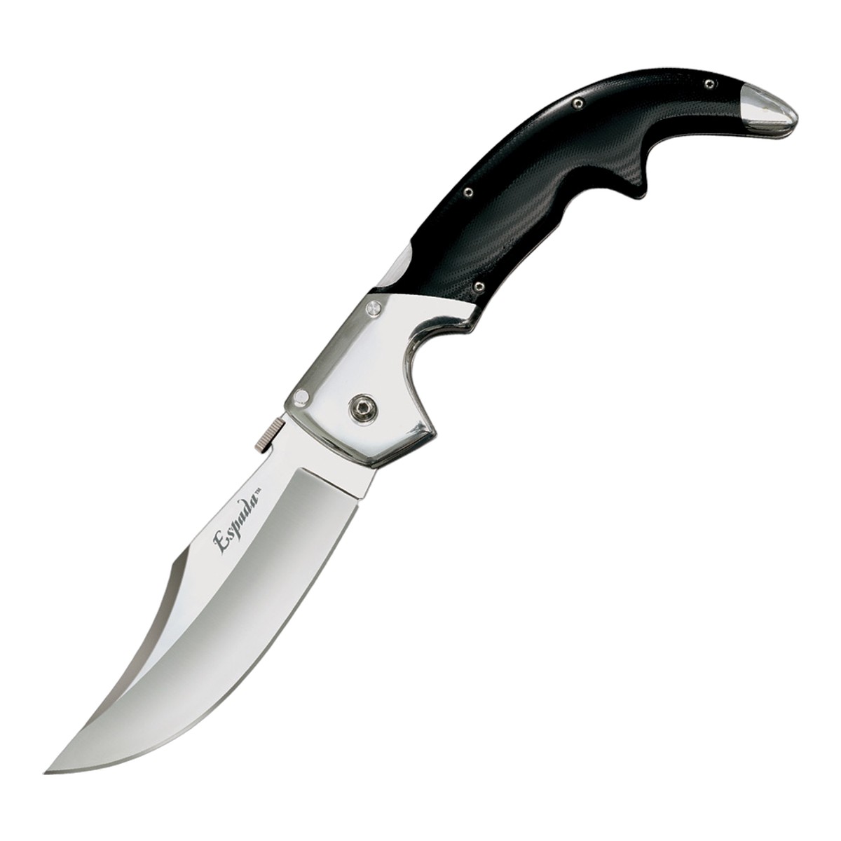 ■COLD STEEL【コールドスチール】■ エスパーダ 【L】 【S35VN】【ポリッシュG-10】ESPADA 折りたたみ ■新品■ コールドスチール社 エスパーダ「ESPADA」 シリーズ カスタム・ナイフメーカー　Andrew Demko Cold Steel社　社長　　Lynn C. Thompson 2人によってデザインされた　大型フォルダー ●大型クリップポイント・ブレード ●デムコ・サムプレート付きで簡単ブレードオープニング 　　コールドスチールが特許を取得しているデムコサムプレート ●Tri -Adロッキングシステム 　　大変強靭なロック機構Tri -Adロックを採用 ●ポリッシュG-10ハンドル 　　ナイフをしっかりと握ることができるデザイン ●ポケットクリップ付き 　　持ち運びに便利なポケットクリップ付き 人気映画　「エクスペンダブルズ」でも使用された強靭なナイフ 大型ブレードでいながらロック機構も堅牢。フォルダーですがフィックスドナイフのようにガシガシいけるモデルです $439.99 ■商品■Large Espada (S35VN) 62MB■新品■ ■ブレード：約14cm（約3.8mm） ■オープン：約31.8cm ■クローズ：約18.5cm ■ブレードマテリアル：American S35VN ■ハンドルマテリアル：Polished G-10 with Polished Bolster & Frame ■ウエイト：約278g ■COLD STEEL【コールドスチール】■ エスパーダ 【L】 【S35VN】【ポリッシュG-10】ESPADA 折りたたみ ■新品■ ■COLD STEEL【コールドスチール】■ 実用性、耐久性、強度を重視して製品開発をしているのは社名からもうかがえる。同社の製品はタクテイカルのイメージがあるナイフが多いが、どのナイフもタフで切れ味抜群を信条とし、その実用性の高さからプロハンターやキャンパーに絶大な信頼を得ている。 ■ ご購入前の注意点 ・製造時、輸送に伴う擦り傷、箱の凹み等ある場合がございます事、ご了承下さい。 ・写真、動画はサンプルとなります。 ・モニターの発色により実際と異なる場合があります。 【重要】この商品は当店実店舗でも販売しております。在庫数の更新は随時行っておりますが、お買い上げいただいた商品が、品切れになってしまうこともございます。 その場合、お客様には必ず連絡をさせていただきます。万が一入荷予定がない場合は、キャンセルさせていただく場合もございますことをあらかじめご了承ください。 ブッシュクラフト キャンプナイフ 刃物 固定刃 シースナイフ サバイバル ハンティング ハンター 薪割り フェザー フォールディングナイフ フィールド 外あそびコールドスチール社 堅牢で質実剛健 無骨なナイフが多い タフなサバイバル ナイフブランド