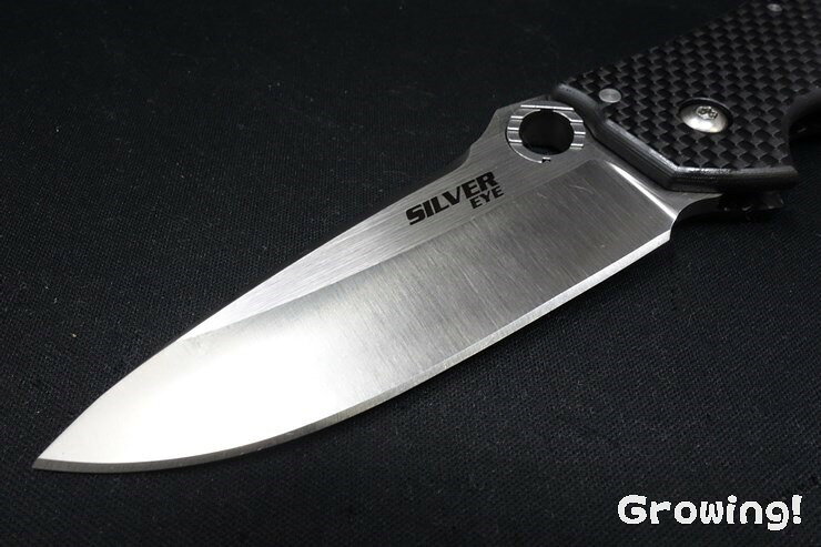 アウトドアナイフ専門グローイングのCOLD STEEL コールドスチール シルバーアイ エリート S35VN カーボンファイバー SILVER EYE ELITE 折りたたみ アウトドアナイフ ポケットナイフ キャンプ 渓流 フィッシング 防災 緊急時 コンパクト 軽量 収納 登山 野外活動 正規品 本物保証｜アングル2
