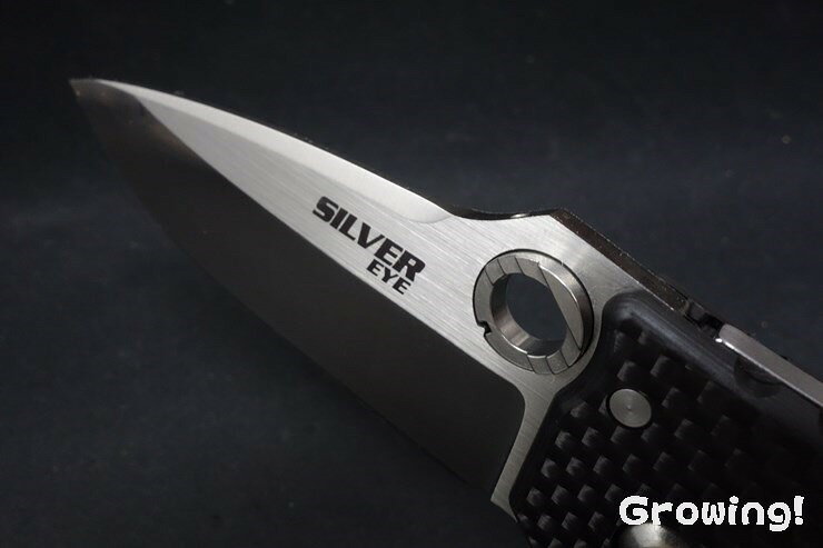 アウトドアナイフ専門グローイングのCOLD STEEL コールドスチール シルバーアイ エリート S35VN カーボンファイバー SILVER EYE ELITE 折りたたみ アウトドアナイフ ポケットナイフ キャンプ 渓流 フィッシング 防災 緊急時 コンパクト 軽量 収納 登山 野外活動 正規品 本物保証｜アングル3