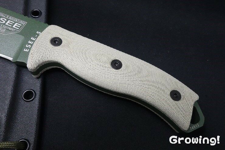 ESEE ESEEナイブス ESEE-5 ODグリーン1095カーボン グリーンマイカルタ フィックス...