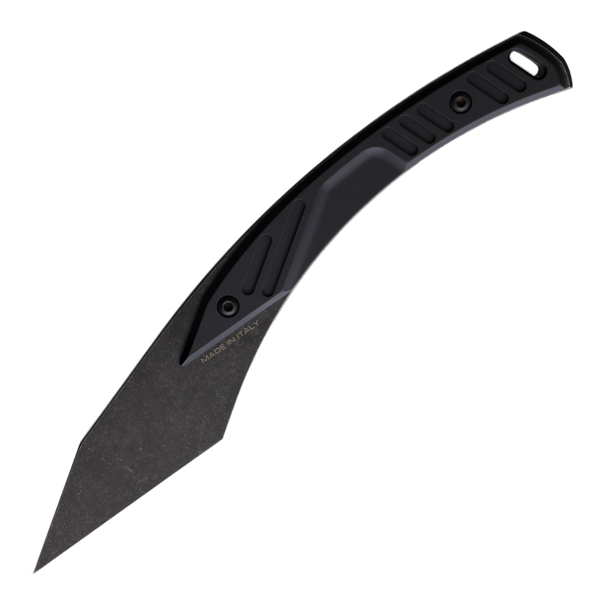 ■EXTREMA RATIO【エストレイマ ラティオ】■ 「キリ」ダークストーン 【N690】【アルミニウム】KIRI 187BLK-SW フィックスド ■新品■ EXTREMA RATIO 新製品 切り出しナイフスタイル「キリ」 ●ダークストーン キリ ブレード ●フルタング構造 　　頑丈なフルタング構造 ●アルミニウム ハンドル 　　アルミニウム オンレイ ●カイデックス ベルトシース付属 　　パラコード付き Made in Italy 切り出しは和包丁の一種で、多目的に使える刃物です その特徴の一つは、非対称の面取りであり　片面はフラットになっております タクティカルイメージのまま切り出しの使いやすさを追求したモデルです ＋＋シースからナイフの取り出し時にシースを握って取り出さないでください 　　＋メーカーからアラートのペーパー付属します Made in Italy ■商品■KIRI■新品■ ■ブレード エッジ：約6.2cm（約4.9mm） ■全長：約19cm ■ブレードマテリアル：BoHLER N690 STEEL ■ブレードハードネス：58HRC ■ハンドルマテリアル：ANTICORODAL ANODIZED ALUMINUM ■シースマテリアル：Kydex ■ウエイト：約111g ■Made in Italy ■EXTREMA RATIO【エストレイマ ラティオ】■ 「キリ」ダークストーン 【N690】【アルミニウム】KIRI 187BLK-SW フィックスド ■新品■ ■EXTREMA RATIO【エストレイマ ラティオ】■ イタリア、プラートで1997年に創業したタクティカルナイフブランド。高性能タクティカルナイフを得意とし軍用、ローエンフォースメント向けのナイフを多く生産する。厳しいミルスペックをクリアする為に高品質な材料を用い高度な3Dシステムで加工、熟練の職人によりアッセンブリーされている。厳しい検査をクリアしているナイフはNATOで正式に採用された。NATO軍の公式サプライヤーである。 ■ ご購入前の注意点 ・製造時、輸送に伴う擦り傷、箱の凹み等ある場合がございます事、ご了承下さい。 ・写真、動画はサンプルとなります。 ・モニターの発色により実際と異なる場合があります。 【重要】この商品は当店実店舗でも販売しております。在庫数の更新は随時行っておりますが、お買い上げいただいた商品が、品切れになってしまうこともございます。 その場合、お客様には必ず連絡をさせていただきます。万が一入荷予定がない場合は、キャンセルさせていただく場合もございますことをあらかじめご了承ください。 刃物 渓流 シースナイフ ポケットナイフ フォールディングナイフ コンパクト 軽量 収納 登山 野外活動 フィールド 外あそびイタリア、プラートで1997年に創業したタクティカルナイフブランド。高性能タクティカルナイフを得意とし軍用、ローエンフォースメント向けのナイフを多く生産する