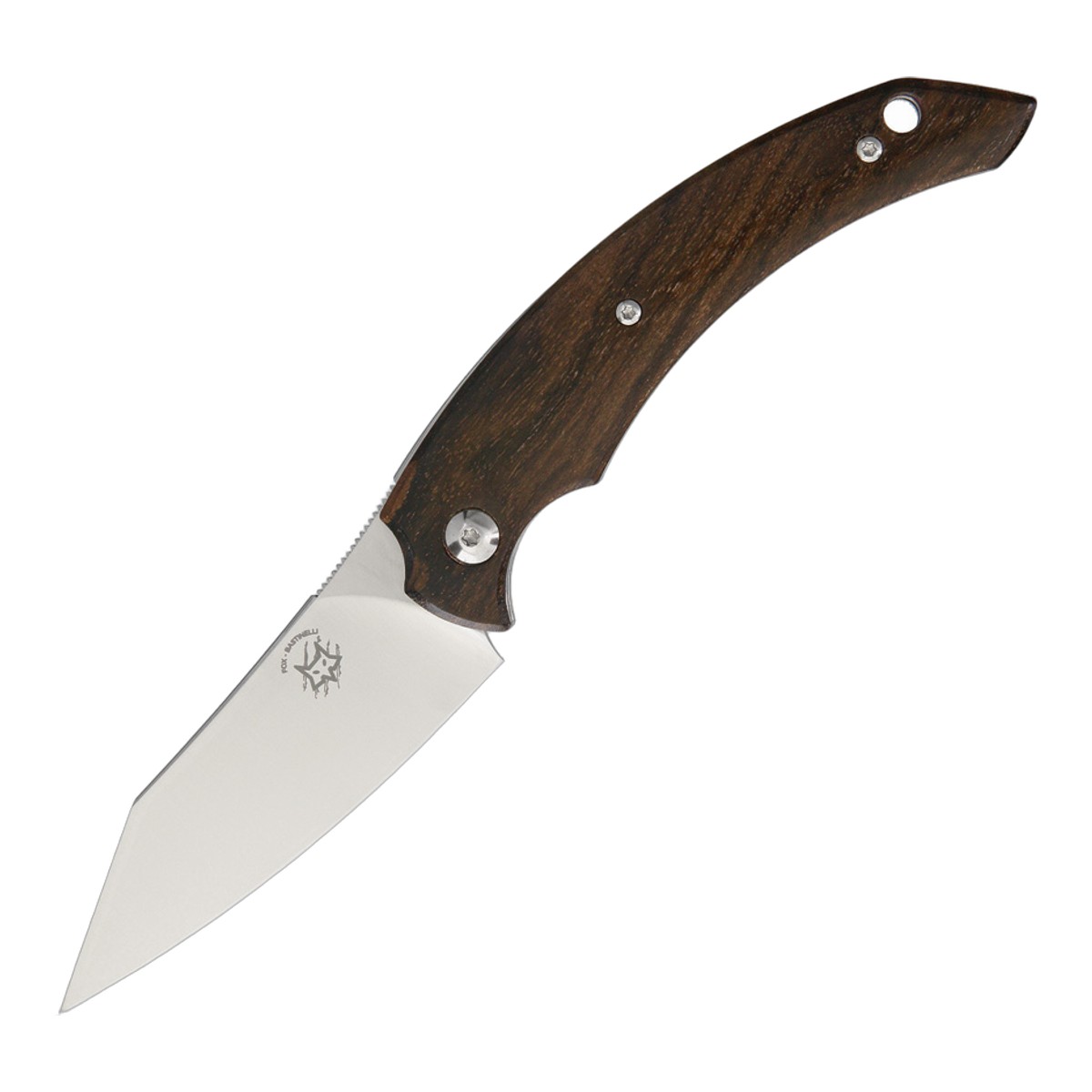 ■FOX KNIVES【フォックス・ナイブス】■ ドラゴンタック 【N690Co】【ロックなし】【ジリコテ】Dragontac イタリア 折りたたみ ちきり ■新品■ FOX KNIVES【フォックス・ナイブス】 ロック機構を持たない折りたたみナイフ「ドラゴンタック」 ●クリップポイント・ブレード 　　N690Coフラットグラインド・ブレード ●ロックなし 　　ちきりで簡単にブレードオープン出来ます ●ジリコテウッド・ハンドル 　　木目の綺麗なジリコテウッド 　　ランヤードホール付き ●レザーポーチ付属 Made in Italy 軽量なナイフで登山にも最適！ ちきりスタイルで簡単にブレードがオープンします。シックなレザーの収納ポーチが素敵です オフィスのデスクから登山などにも最適！ Made in Italy ■商品■新品■ ■ブレード：約7.7cm(約2.9mm） ■オープン：約18.5cm ■クローズ：約13cm ■ブレードマテリアル：N690Co Cobalt Vanadium stainless ■ハンドルマテリアル：Ziricote wood ■ウエイト：約73g ■Made in Italy ■FOX KNIVES【フォックス・ナイブス】■ ドラゴンタック 【N690Co】【ロックなし】【ジリコテ】Dragontac イタリア 折りたたみ ちきり ■新品■ ■ ご購入前の注意点 ・製造時、輸送に伴う擦り傷、箱の凹み等ある場合がございます事、ご了承下さい。 ・写真、動画はサンプルとなります。 ・モニターの発色により実際と異なる場合があります。 【重要】この商品は当店実店舗でも販売しております。在庫数の更新は随時行っておりますが、お買い上げいただいた商品が、品切れになってしまうこともございます。 その場合、お客様には必ず連絡をさせていただきます。万が一入荷予定がない場合は、キャンセルさせていただく場合もございますことをあらかじめご了承ください。