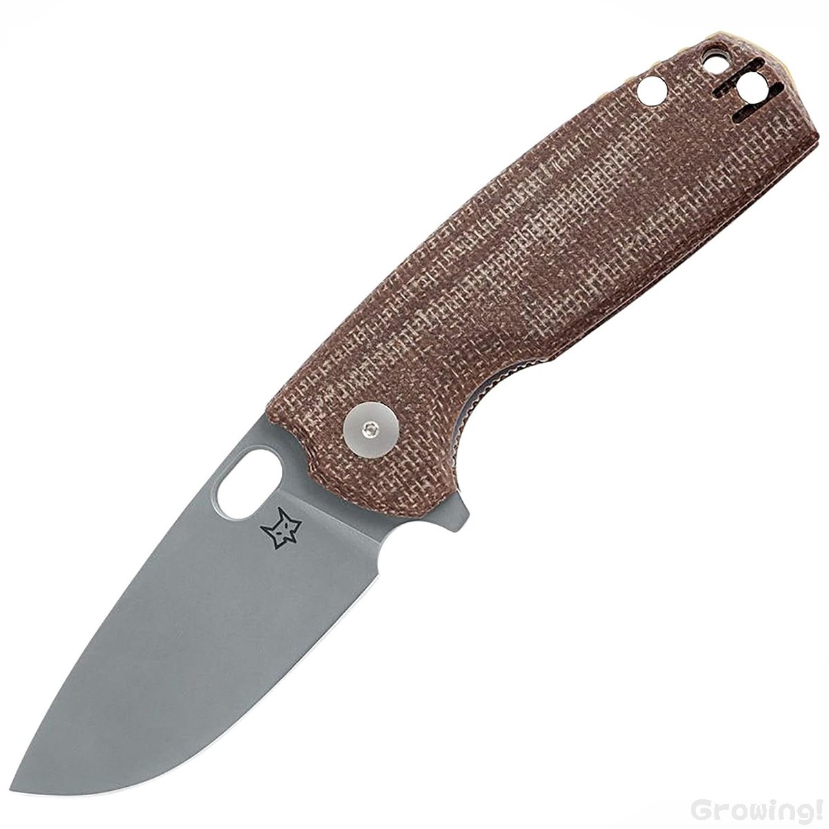 FOX KNIVES フォックス ナイブス コア ELMAX フリッパー ブラウン マイカルタ CORE FX-604MBR 折りたたみ イタリア製 アウトドアナイフ ポケットナイフ キャンプ 渓流 フィッシング 防災 緊急時 コンパクト 軽量 収納 登山 野外活動 正規品 本物保証