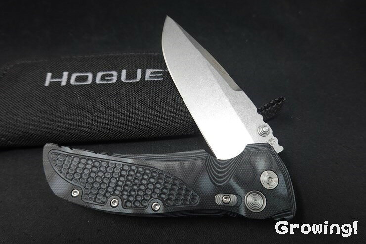 HOGUE ホーグ EX-01 4インチ 154CM ドロップポイント ボタンロック G-10 34159 折...