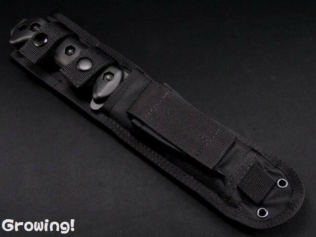 アウトドアナイフ専門グローイングのKA-BAR ケー・バー ベッカー BK10 クルーマン 1095 ナイロンシース BECKER Crewman フィックスド アメリカ製 アウトドアナイフ 刃物 キャンプ ハンティング ハンター 狩猟 フィッシング シースナイフ ハンティング キャンプナイフ ブッシュクラフト｜アングル3
