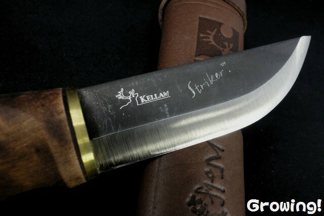 KELLAM KNIVES ケラム ナイブス ストライカー カーボンスチール カーリーバーチ St...