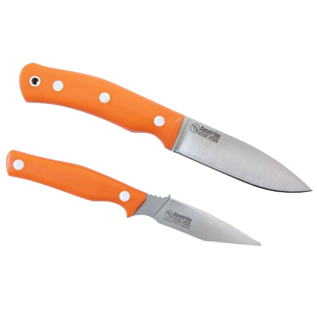 Casstrom カストロム スェディッシュ ハンターコンボ ナイフ2本セット No10 フォレスト フィールドドレッサー 14C28N オレンジG-10 Forest ブッシュクラフト
