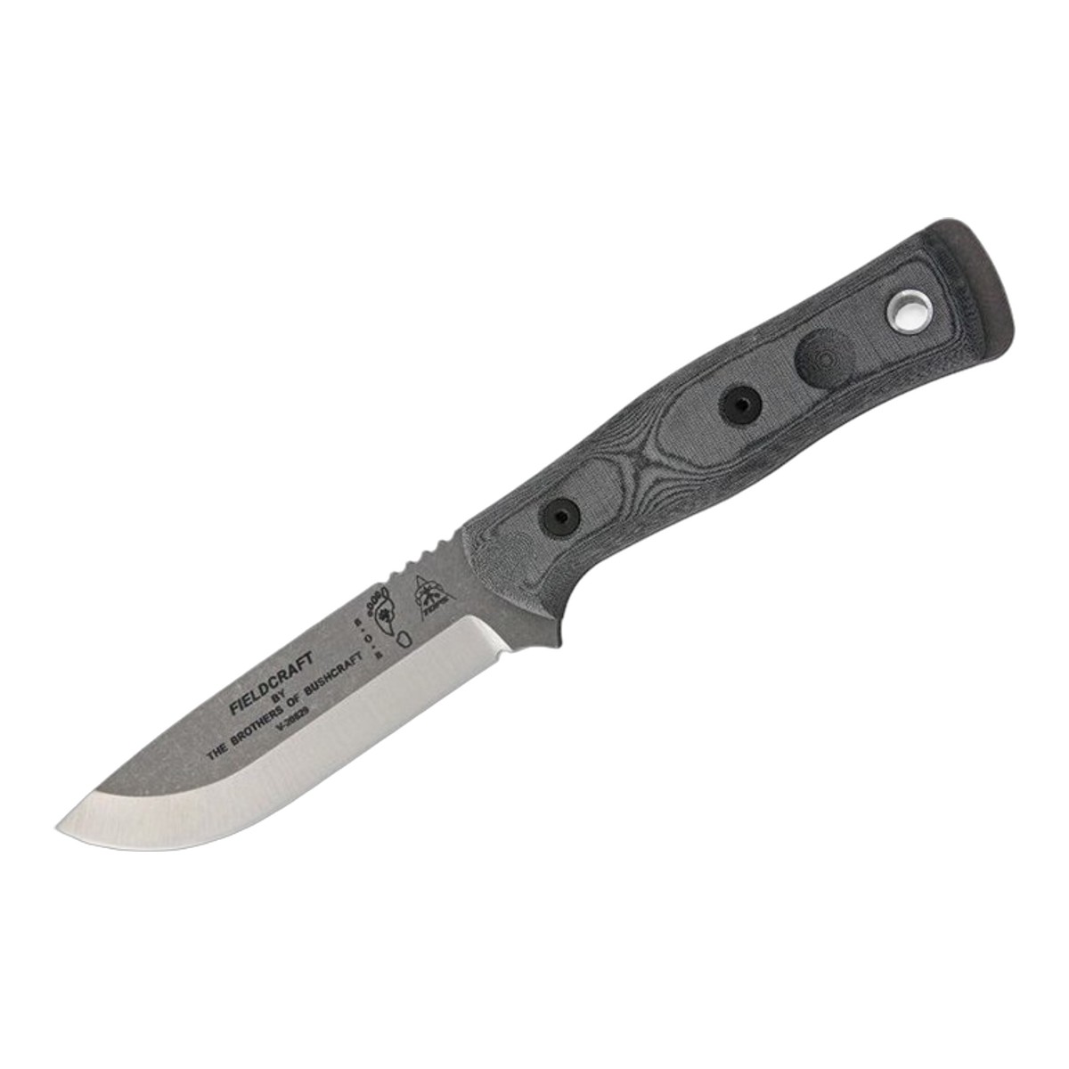 TOPS トップス フィールドクラフト ボブ・ハンター 1095カーボン ブラック マイカルタ カイデックス ファイヤースターター FIELDCRAFT ブッシュクラフト アメリカ製