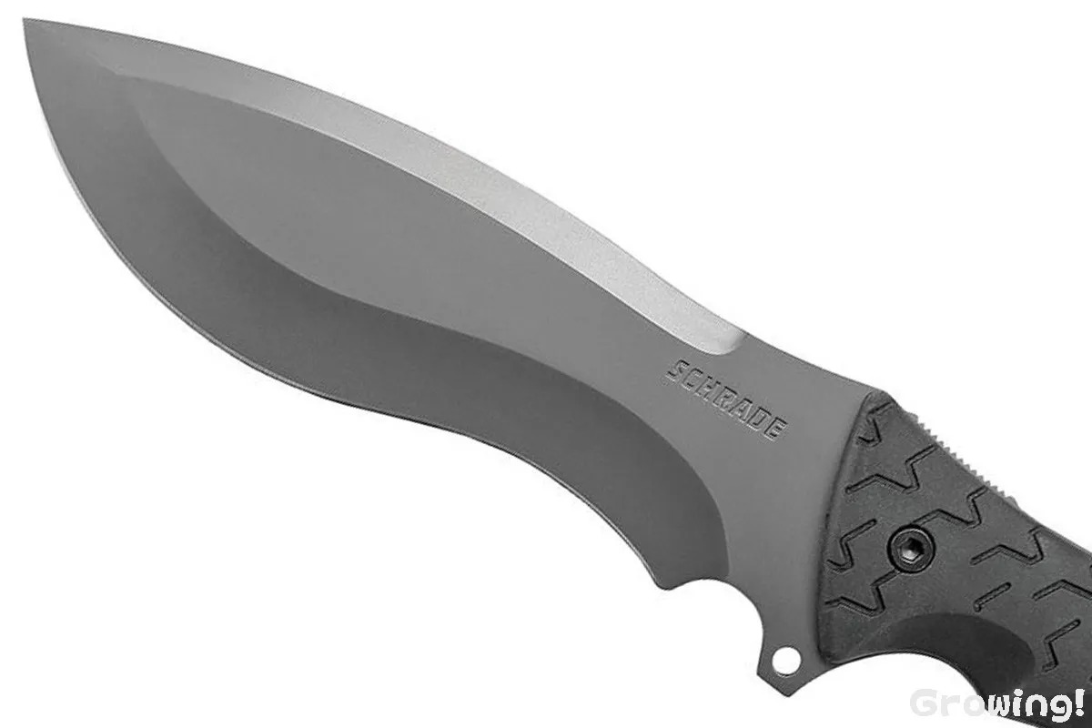 アウトドアナイフ専門グローイングのSCHRADE シュレード リトルリッキー 大型FIXEDナイフ 8Cr13MoV TPE キャンプナイフ ブッシュクラフト アウトドア フィールド 外あそび｜アングル2