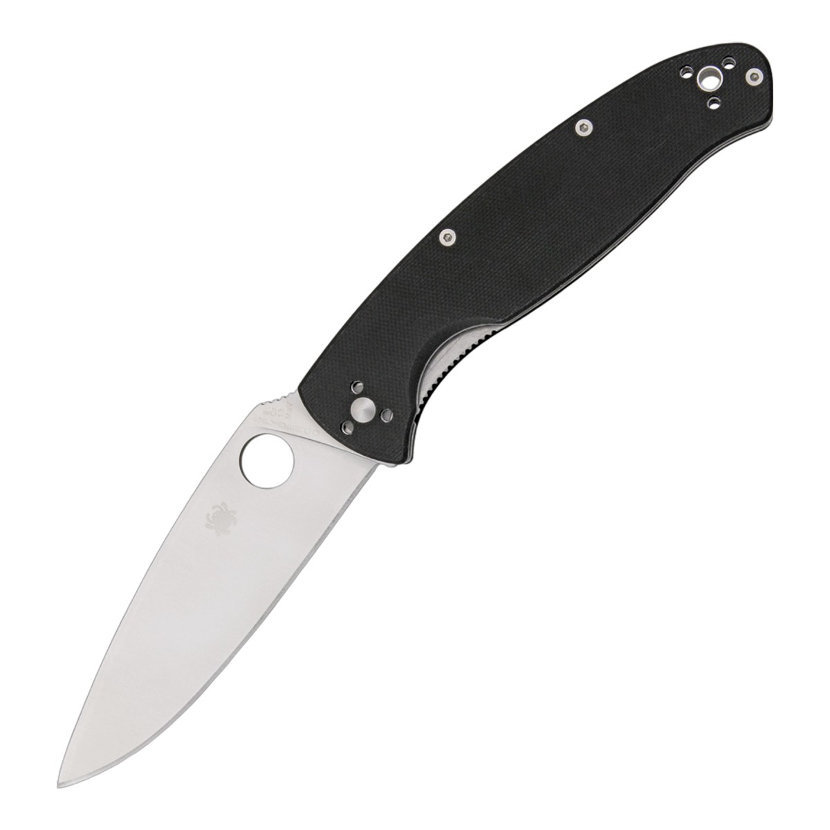 ■Spyderco【スパイダルコ】■ レジリエンス【G-10】【シルバー】Resilience ■新品■ スパイダルコ テネイシャスの大型モデル ●大型ドロップポイントブレード 　　スパイダルコ社ご自慢のサムホール付きでワンハンドでのブレードオープンクローズが容易 ●ライナーロック ●G-10ハンドル 　　耐久性も高くグリップも良いG-10を採用 ●ポケットクリップ付き 　　左右上下？4箇所での付け買え可能で利き手にとらわれず使い勝手の良いポジションで使用可能 お勧めのグッド フォルダーです ■商品■C142GP■新品■ ■ブレード：約10.9cm（約3mm） ■オープン：約24.1cm ■クローズ：約13.5cm ■ブレードマテリアル：8Cr13MoV ■ハンドルマテリアル：G-10 ■ウエイト：約141g ■Spyderco【スパイダルコ】■ レジリエンス【G-10】【シルバー】Resilience ■新品■ ■Spyderco【スパイダルコ】■ スパイダルコ社は、約20年前にコロラド州デンバーに設立。スパイダルコ社を一躍有名にしたクリピット・ナイフは、社長サール・グレツサーの画期的なアイデアによって誕生しました。アイデアマンの彼は数々のアイデアを製品に反映させています。サムホールと呼ばれるブレードに穴を開けた新円のデザインは、同社がパテントを取得しており、ワンハンドでのブレードのオープンクローズもスタッドを取り付けたタイプと違ってかさばらなくスマートに行えます。同社は波刃の製造技術が大変優れていることでも知られています。比較的新しいメーカーですがデザイン、品質ともに高く、精力的にラインナップを増やして続けています。 1991年、スウェーデンのエベレスト登頂隊とアメリカのエベレスト登頂隊が, ともにスパイダルコナイフを採用した話は有名。余談ですが波刃でもきれいにリンゴが剥けます！ 現在ヤフーオークション等でスパイダルコブランドコピー商品が数多く出回っております 当店では正規品保障 ■ ご購入前の注意点 ・製造時、輸送に伴う擦り傷、箱の凹み等ある場合がございます事、ご了承下さい。 ・写真、動画はサンプルとなります。 ・モニターの発色により実際と異なる場合があります。 【重要】この商品は当店実店舗でも販売しております。在庫数の更新は随時行っておりますが、お買い上げいただいた商品が、品切れになってしまうこともございます。 その場合、お客様には必ず連絡をさせていただきます。万が一入荷予定がない場合は、キャンセルさせていただく場合もございますことをあらかじめご了承ください。