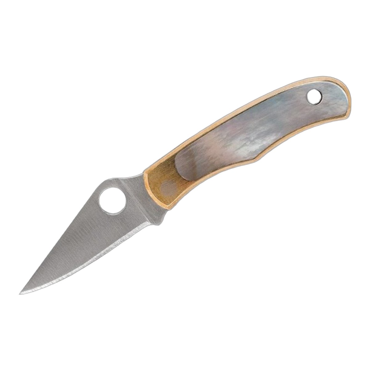 ■Spyderco【スパイダルコ】■ バグ ナイフ 【12C27】【スリップジョイント】【アバロン】Bug C133AP 折りたたみ ■新品■ スパイダルコ社　コンパクトなスリップジョイントフォルダー「バグ」 ●ステンレス●モデルは こちら ●G10●モデルはこちら ●小さくても切れ味抜群のブレード 　　スパイダルコ ラウンドホール付き 　　12C27 ステンレス鋼 ●スリップジョイント 　　ロック機構がありません ●アバロン ハンドル 　　魅惑のあわびアバロン ハンドル ●ニッケルシルバー ボルスター パイダルコ社最小の折りたたみナイフ「バグ」の最新モデルは、ニッケルシルバーのハンドルスケールと本物のアワビ（アバロン）のインレイを採用し、その小ぶりなサイズからは想像もつかないほどの存在感を放ちます ジュエリーに匹敵する極上のクラフトマンシップを体現したこの「バグ」は、スパイダルコのスタイルに新たな基準を打ち立てる一振りです 魅惑のアバロンハンドルのミニフォルダー 「バグ」 デスクの上にあるだけで なんだかうれしくなります ■商品■新品■ ■ブレード：約3.3cm（約1.6mm） ■オープン：約7.5cm ■クローズ：約4.3cm ■ブレードマテリアル：satin finish 12C27 Sandvik stainless ■ハンドルマテリアル：abalone あわび ■ウエイト：約15g ■Spyderco【スパイダルコ】■ バグ ナイフ 【12C27】【スリップジョイント】【アバロン】Bug C133AP 折りたたみ ■新品■ ■Spyderco【スパイダルコ】■ スパイダルコ社は、約20年前にコロラド州デンバーに設立。スパイダルコ社を一躍有名にしたクリピット・ナイフは、社長サール・グレツサーの画期的なアイデアによって誕生しました。アイデアマンの彼は数々のアイデアを製品に反映させています。サムホールと呼ばれるブレードに穴を開けた新円のデザインは、同社がパテントを取得しており、ワンハンドでのブレードのオープンクローズもスタッドを取り付けたタイプと違ってかさばらなくスマートに行えます。同社は波刃の製造技術が大変優れていることでも知られています。比較的新しいメーカーですがデザイン、品質ともに高く、精力的にラインナップを増やして続けています。 1991年、スウェーデンのエベレスト登頂隊とアメリカのエベレスト登頂隊が, ともにスパイダルコナイフを採用した話は有名。余談ですが波刃でもきれいにリンゴが剥けます！ 現在ヤフーオークション等でスパイダルコブランドコピー商品が数多く出回っております 当店では正規品保障 ■ ご購入前の注意点 ・製造時、輸送に伴う擦り傷、箱の凹み等ある場合がございます事、ご了承下さい。 ・写真、動画はサンプルとなります。 ・モニターの発色により実際と異なる場合があります。 【重要】この商品は当店実店舗でも販売しております。在庫数の更新は随時行っておりますが、お買い上げいただいた商品が、品切れになってしまうこともございます。 その場合、お客様には必ず連絡をさせていただきます。万が一入荷予定がない場合は、キャンセルさせていただく場合もございますことをあらかじめご了承ください。