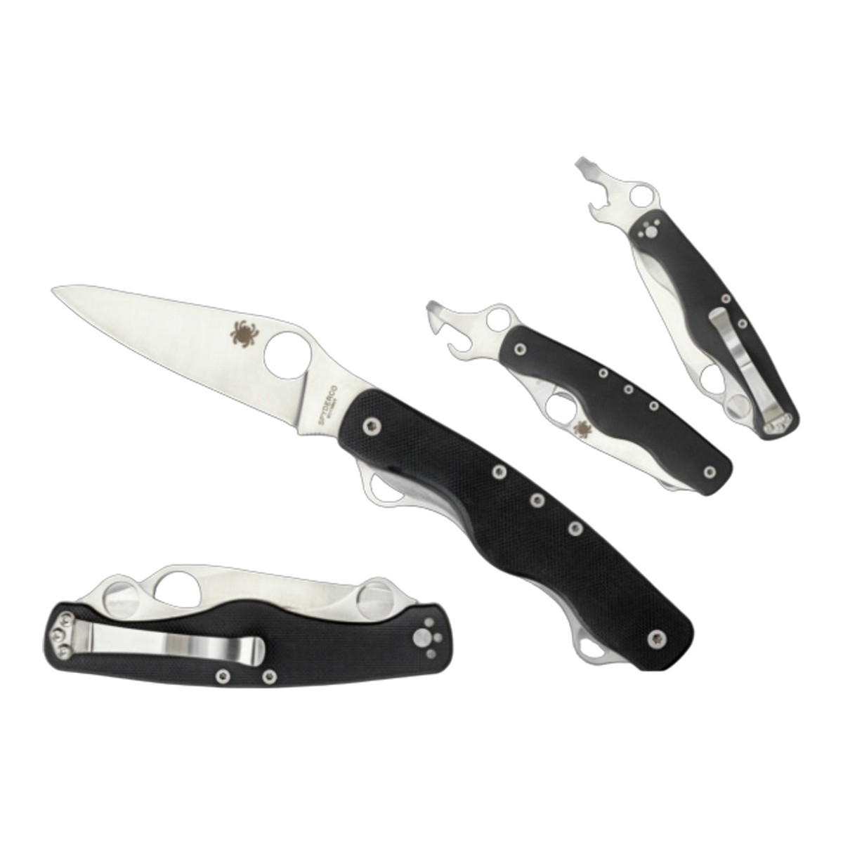 Spyderco スパイダルコ クリピツール スタンダード 8Cr13MoV 缶切り 栓抜き CLIPITOOL STANDARD アウトドアナイフ 刃物 キャンプ ハンティング ハンター 狩猟 フィッシング