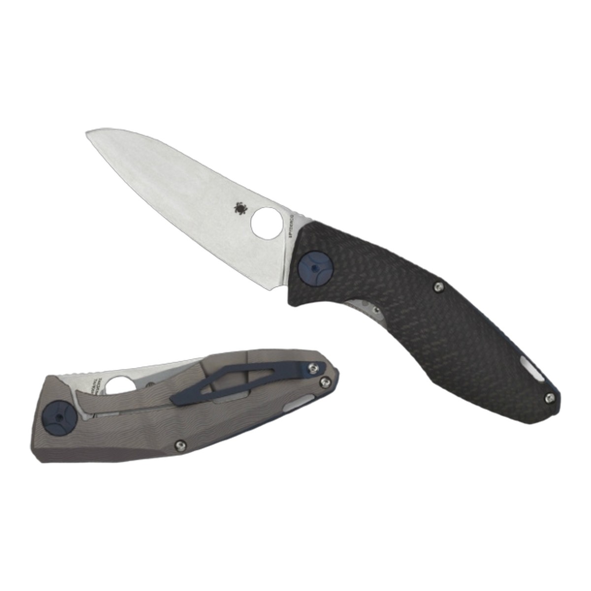 Spyderco スパイダルコ ドランクン CPM-S90V コンプレッション カーボン チタン Drunken C235CFTI アウトドアナイフ 刃物 キャンプ ハンティング ハンター 狩猟 フィッシング キャンプナイフ ポケット フォルダー フォールディングナイフ 収納
