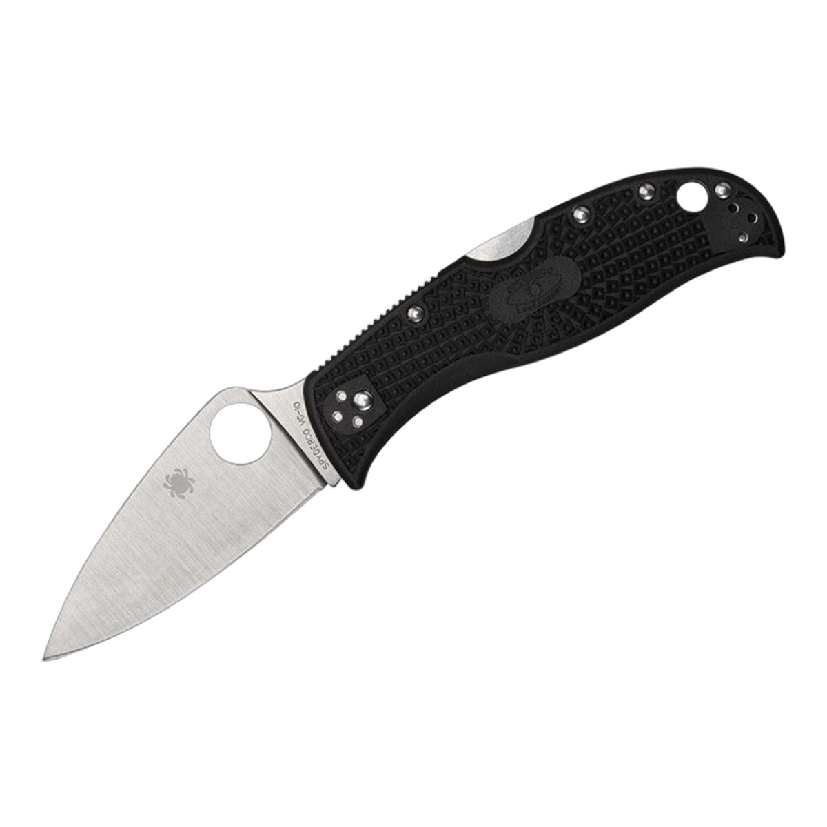 ■Spyderco【スパイダルコ】■ リーフジャンパー 【VG-10】【FRN】LEAFJUMPER C262PBK 折りたたみ ■新品■ サル・グレッサー デザイン「リーフジャンパー」 ●大型リーフ ブレード 　　フルフラット VG10ブレード ●スパイダルコ　サムホール 　　ワンハンドでスムーズオープン ●バックロック機構 　　信頼性の高いバックロック機構 ●FRNハンドル 　　チェッカリングデザイン 　　ランヤードホール ●ポケットクリップ付き 　　上下左右付け替え可能 Made in JAPAN スパイダルコの共同創設者であるサル・グレッサーがアウトドアマンやクライマーのニーズに合うようにデザインしたミドルサイズフォルダーです Made in JAPAN ■商品■新品■ ■ブレード：約8cm（約2.8mm） ■オープン：約19.1cm ■クローズ：約11.2cm ■ブレードマテリアル：VG-10 stainless ■ハンドルマテリアル：FRN ■ウエイト：約85g ■Made in JAPAN ■Spyderco【スパイダルコ】■ リーフジャンパー 【VG-10】【FRN】LEAFJUMPER C262PBK 折りたたみ ■新品■ ■Spyderco【スパイダルコ】■ スパイダルコ社は、約20年前にコロラド州デンバーに設立。スパイダルコ社を一躍有名にしたクリピット・ナイフは、社長サール・グレツサーの画期的なアイデアによって誕生しました。アイデアマンの彼は数々のアイデアを製品に反映させています。サムホールと呼ばれるブレードに穴を開けた新円のデザインは、同社がパテントを取得しており、ワンハンドでのブレードのオープンクローズもスタッドを取り付けたタイプと違ってかさばらなくスマートに行えます。同社は波刃の製造技術が大変優れていることでも知られています。比較的新しいメーカーですがデザイン、品質ともに高く、精力的にラインナップを増やして続けています。 1991年、スウェーデンのエベレスト登頂隊とアメリカのエベレスト登頂隊が, ともにスパイダルコナイフを採用した話は有名。余談ですが波刃でもきれいにリンゴが剥けます！ 現在ヤフーオークション等でスパイダルコブランドコピー商品が数多く出回っております 当店では正規品保障 ■ ご購入前の注意点 ・製造時、輸送に伴う擦り傷、箱の凹み等ある場合がございます事、ご了承下さい。 ・写真、動画はサンプルとなります。 ・モニターの発色により実際と異なる場合があります。 【重要】この商品は当店実店舗でも販売しております。在庫数の更新は随時行っておりますが、お買い上げいただいた商品が、品切れになってしまうこともございます。 その場合、お客様には必ず連絡をさせていただきます。万が一入荷予定がない場合は、キャンセルさせていただく場合もございますことをあらかじめご了承ください。