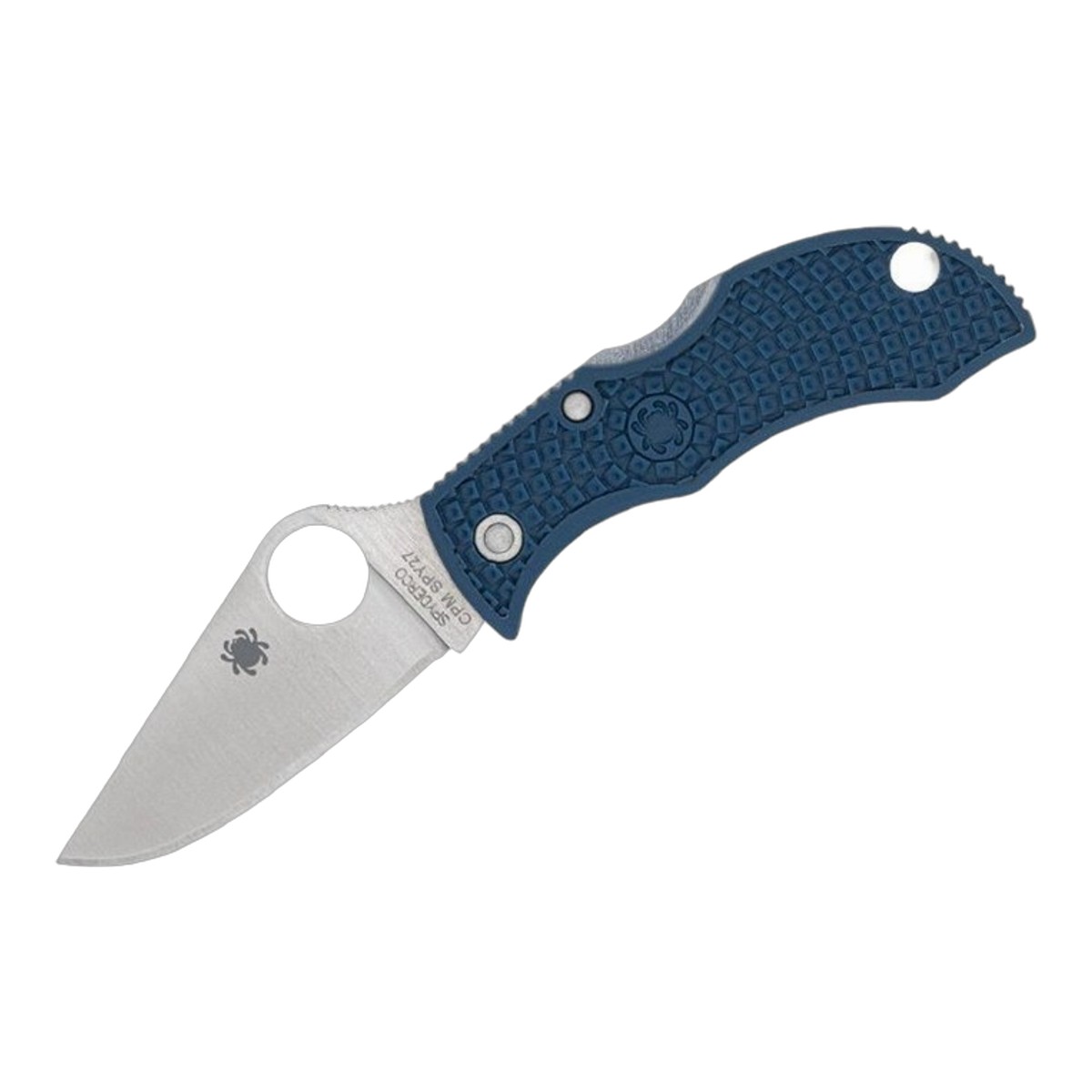 ■Spyderco【スパイダルコ】■ マンバグ 【CPM-SPY27】【FRN】MANBUG MPCBL 折りたたみ ■新品■ 小型で軽量のミニナイフ「マンバグ」 ●コンパクト ブレード 　　スパイダルコ　サムホールでワンハンドでスムーズオープン 　　スパイダルコ独自 鋼材 CPM SPY27鋼 ●バック ロック ●FRNハンドル 　　チェッカリングハンドル Bi-Directionaテクスチャー 　　ランヤードホール Made in JAPAN 実用的なフォルダーでありながら、ポケットやキーホルダーにも目立たず、大柄な手にも馴染む、驚くほど便利なカッティングツールです 【CPM-SPY27】 アメリカCrucible Industries 社とスパイダルコがコラボしたスパイダルコ専用鋼材。 実績のあるVG-10ステンレス鋼の合金組成にニオブと窒素、追加の炭素、モリブデン、バナジウムを加え 硬度・靭性・耐食性・研ぎやすさのバランスが非常に良い高性能ステンレス鋼 。27はコバルトの原子番号 Carbon (C)1.25 Chromium (Cr)14.00 Cobalt (Co)1.50 Niobium (Nb)1.00 Manganese (Mn)0.50 Molybdenum (Mo)2.00 Nitrogen (N)0.10 Silicon (Si)0.50 Vanadium (V)2.00 Made in JAPAN ■商品■新品■ ■ブレード：約5cm（約2.4mm） ■オープン：約11.3cm ■クローズ：約6.5cm ■ブレードマテリアル：CPM-SPY27 ■ハンドルマテリアル：FRN ■ウエイト：約19g ■Made in JAPAN ■Spyderco【スパイダルコ】■ マンバグ 【CPM-SPY27】【FRN】MANBUG MPCBL 折りたたみ ■新品■ ■Spyderco【スパイダルコ】■ スパイダルコ社は、約20年前にコロラド州デンバーに設立。スパイダルコ社を一躍有名にしたクリピット・ナイフは、社長サール・グレツサーの画期的なアイデアによって誕生しました。アイデアマンの彼は数々のアイデアを製品に反映させています。サムホールと呼ばれるブレードに穴を開けた新円のデザインは、同社がパテントを取得しており、ワンハンドでのブレードのオープンクローズもスタッドを取り付けたタイプと違ってかさばらなくスマートに行えます。同社は波刃の製造技術が大変優れていることでも知られています。比較的新しいメーカーですがデザイン、品質ともに高く、精力的にラインナップを増やして続けています。 1991年、スウェーデンのエベレスト登頂隊とアメリカのエベレスト登頂隊が, ともにスパイダルコナイフを採用した話は有名。余談ですが波刃でもきれいにリンゴが剥けます！ 現在ヤフーオークション等でスパイダルコブランドコピー商品が数多く出回っております 当店では正規品保障 ■ ご購入前の注意点 ・製造時、輸送に伴う擦り傷、箱の凹み等ある場合がございます事、ご了承下さい。 ・写真、動画はサンプルとなります。 ・モニターの発色により実際と異なる場合があります。 【重要】この商品は当店実店舗でも販売しております。在庫数の更新は随時行っておりますが、お買い上げいただいた商品が、品切れになってしまうこともございます。 その場合、お客様には必ず連絡をさせていただきます。万が一入荷予定がない場合は、キャンセルさせていただく場合もございますことをあらかじめご了承ください。
