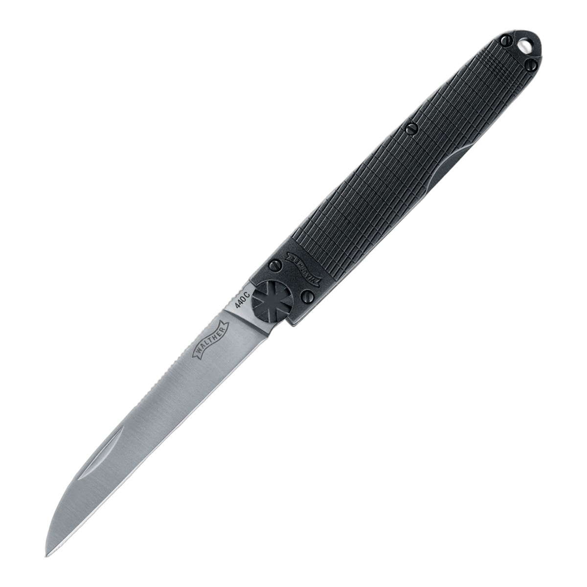■WALTHER【ワルサー】■ MPK 【440C】ジェントルマンズナイフ Modern Prestige Knife ■新品■ モダン プレステージ ナイフ　「MPK」 ●ストレート・ブレード 　　ネイルマーク入り ●ロックなし ●ポリマーハンドル 　　ランヤードホール付き ●ポケットクリップ付き ●ナイロンベルトシース付属 飽きのこないデザインのナイフです。ブレードオープン時は適度なバネでガリガリとオープンするのもまた楽しい感じです。ロック機構はありません ■商品■MPK■新品■ ■ブレード：約7.9cm（約1.8mm） ■オープン：約17.8cm ■クローズ：約9.9cm ■ブレードマテリアル：440C stainless ■ハンドルマテリアル：Walnut and black G10 ■シースマテリアル：Nylon ■ウエイト：約51g ■WALTHER【ワルサー】■ MPK 【440C】ジェントルマンズナイフ Modern Prestige Knife ■新品■ ■WALTHER【ワルサー】■ WALTHER【ワルサー】社は1886年ドイツに創業した銃器メーカー。セミオート拳銃のメカニズムを基礎メカニズムを確立後　ダブルアクションを早く実用化するなど先進的な技術メーカーである。ルパン3世でも有名なワルサーP38はドイツ軍の正式採用拳銃である。映画007でジェームスボンドが使用する拳銃も同社製だ。最近ではポリマーフレームを採用したP99はドイツの標準拳銃の指定を受けた。 ■ ご購入前の注意点 ・製造時、輸送に伴う擦り傷、箱の凹み等ある場合がございます事、ご了承下さい。 ・写真、動画はサンプルとなります。 ・モニターの発色により実際と異なる場合があります。 【重要】この商品は当店実店舗でも販売しております。在庫数の更新は随時行っておりますが、お買い上げいただいた商品が、品切れになってしまうこともございます。 その場合、お客様には必ず連絡をさせていただきます。万が一入荷予定がない場合は、キャンセルさせていただく場合もございますことをあらかじめご了承ください。