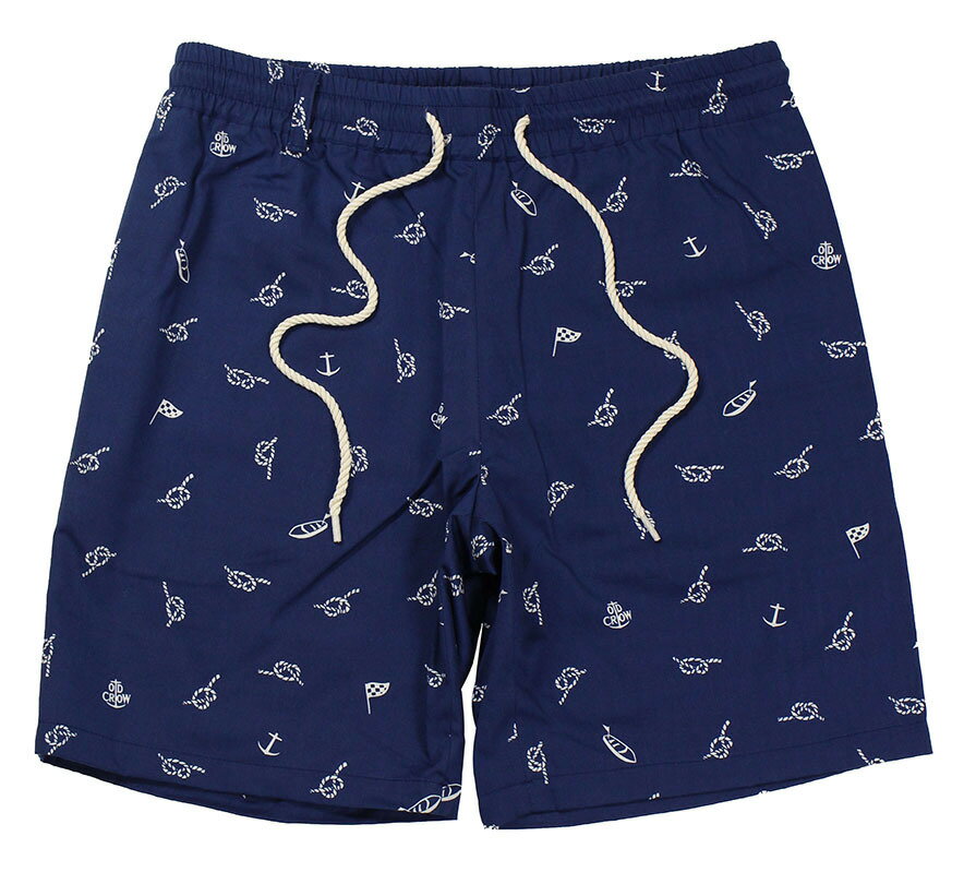 OLD CROW [-RUNABOUT - SHORTS- NAVY size.S,M,L,XL]