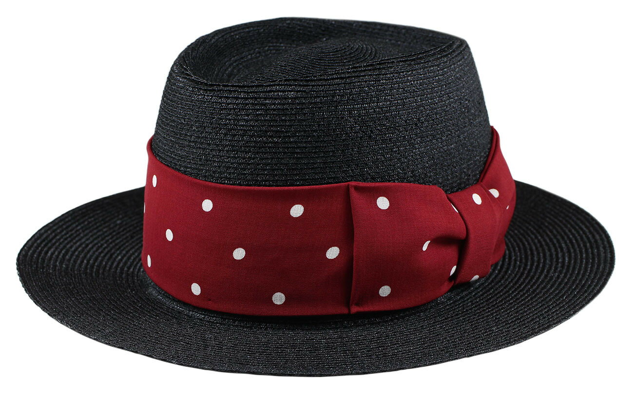 GANGSTERVILLE [-THE MIXTURE 7.19 - HAT- BLACK×RED size.M,L]