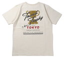 TROPHY CLOTHING [-Tourist Trophy OD Pocket Tee- Natural size.36,38,40,42]