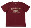 OLD CROW [-BELLY TANK - S/S T-SHIRTS- BURGUNDY size.S,M,L,XL]