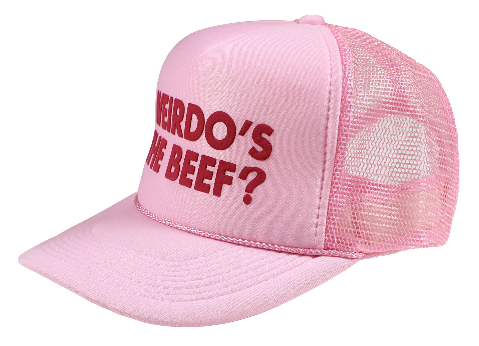 WEIRDO [-Weirdo's the Beef? - MESH CAP- PINK]