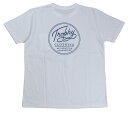 TROPHY CLOTHING [-Circle Logo Open End Pocket Tee- White size.36,38,40,42]