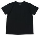 TROPHY CLOTHING [-Open End V Neck Tee- Black size.36,38,40,42]