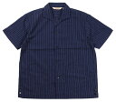 TROPHY CLOTHING [-Havana S/S Shirt- Navy size.14,15,16,17]