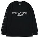 UNCHANGING LOVE [-LS UNCHANGING LOVE TEE SHIRT- IVORY~BLACK BODY size.S,M,L,XL]