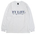 UNCHANGING LOVE [-LS MY LIFE TEE SHIRT- BLUE~WHITE BODY size.S,M,L,XL]