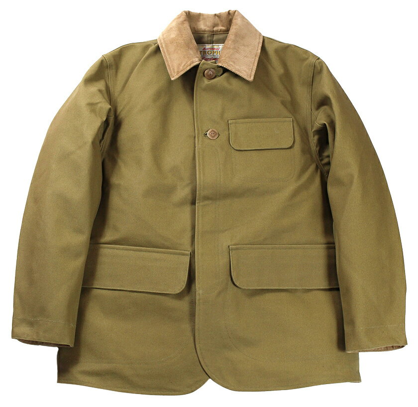 TROPHY CLOTHING [-Oiled Duck Hunting JKT- Beige size.36,38,40,42]