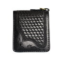 GUILTY FLAME -GF-HW6 BASKET HALF WALLET- BLACK