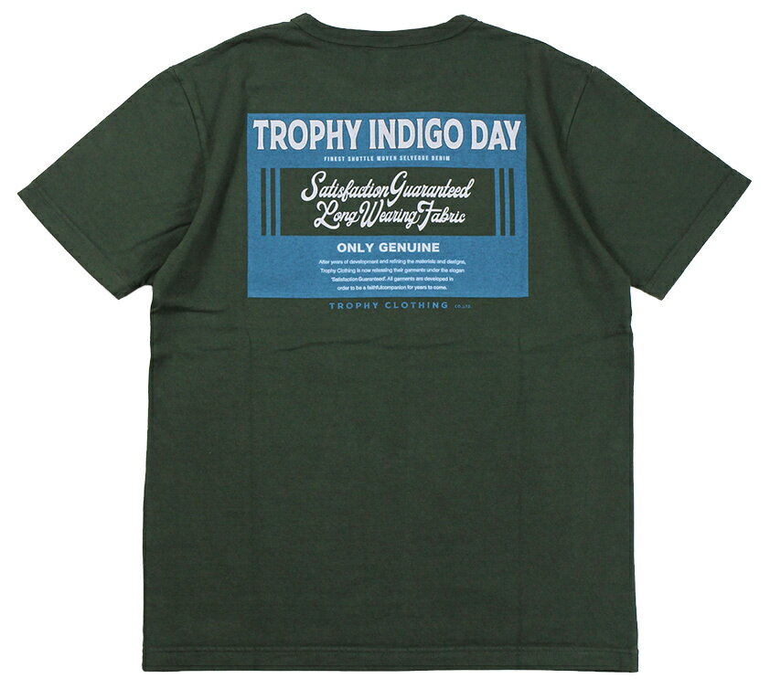 TROPHY CLOTHING [-INDIGO DAY OD S/S POCKET TEE- Ol