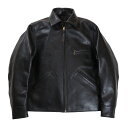 TROPHY CLOTHING [-Humming Bird Horsehide Jacket- Black size.36,38,40,42]