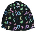 POP EYES [-ALPHABET MONSTER SHIRT LS- BLK size.M,L,XL]