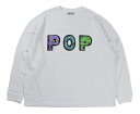 POP EYES [-ALPHABET MONSTER TEE SHIRT LS- WHT size.M,L,XL]