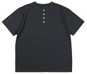 TROPHY CLOTHING [-gMONOCHROMEh PC HENLEY TEE- Charcoal size.36,38,40,42]